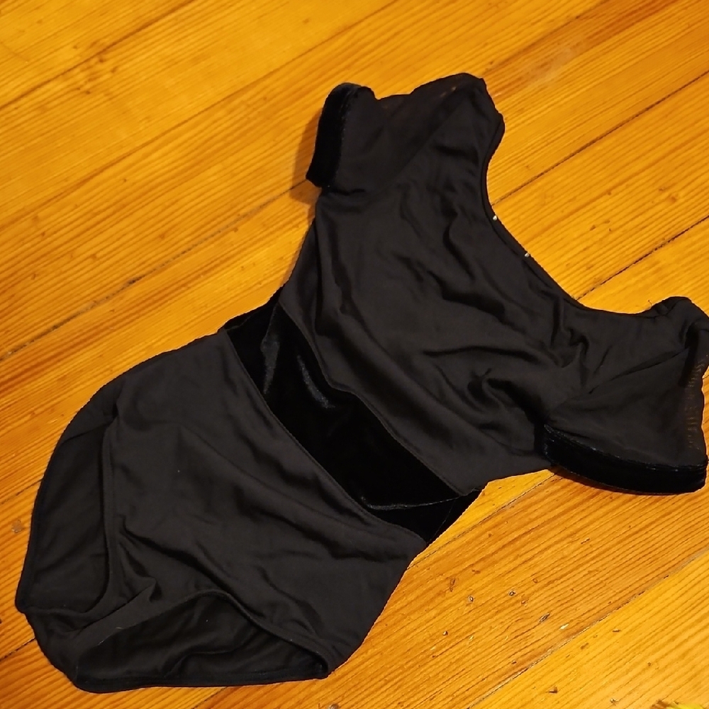 Black One-Piece Swimsuit